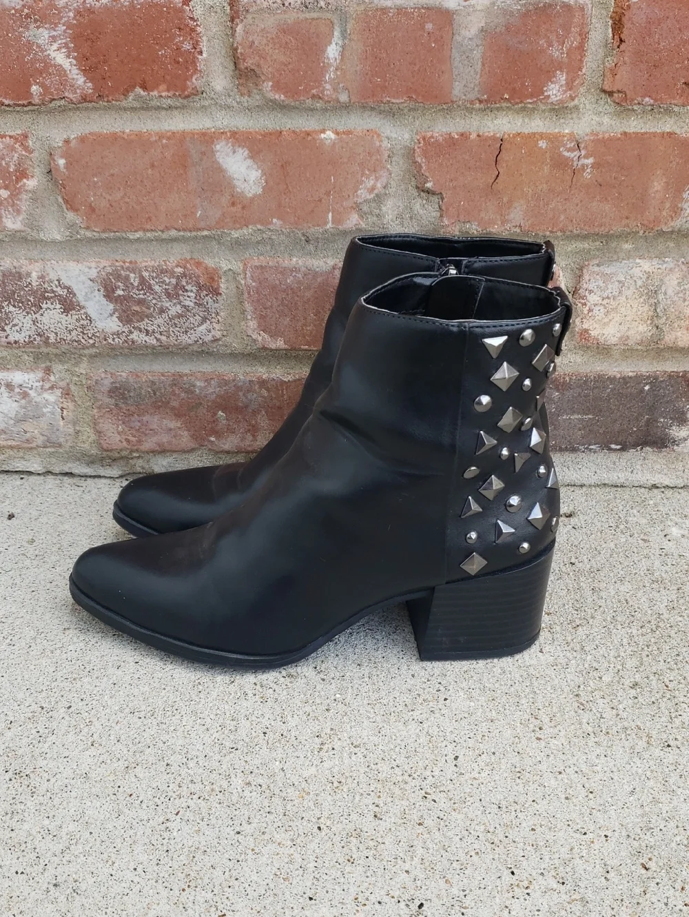 Circus by Sam Edelman Jaimee Embellished Pointed Toe Ankle Boots Size 7 - Picture 3 of 15